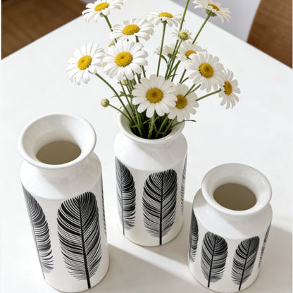 Dekorative Feder Druck Vase Brehn