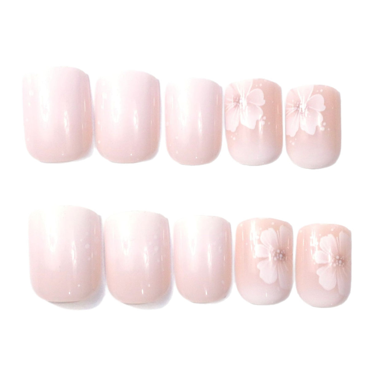Elegantes Florales Nagelkunstset Brehn
