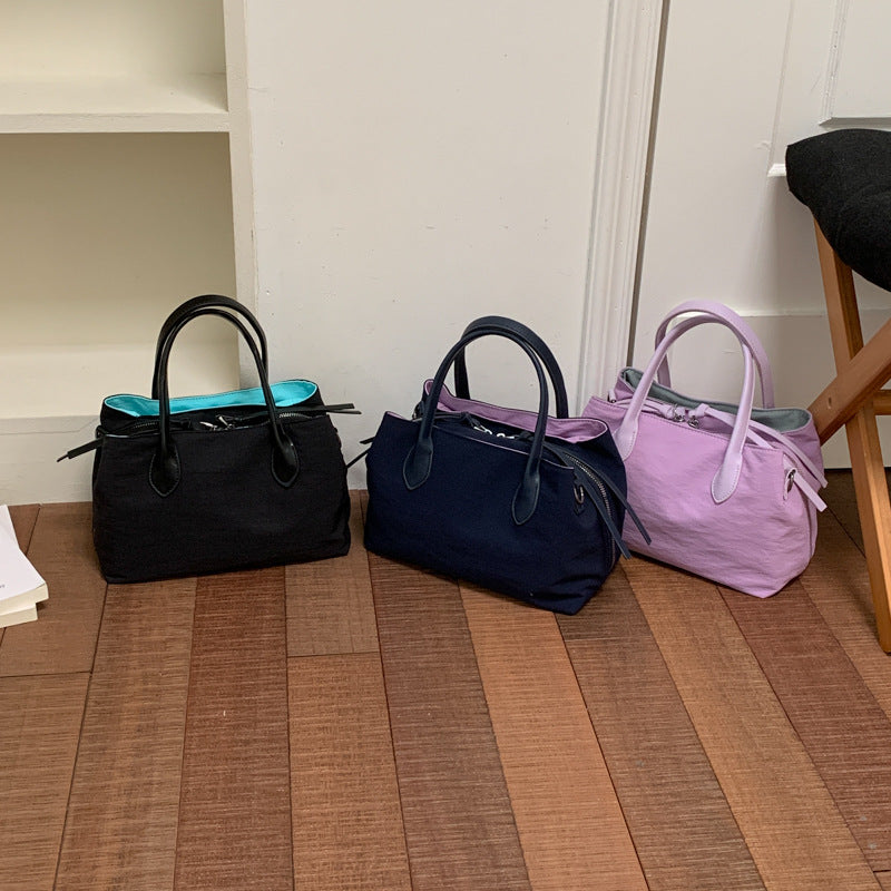 Chic Strukturierte Satchel Brehn