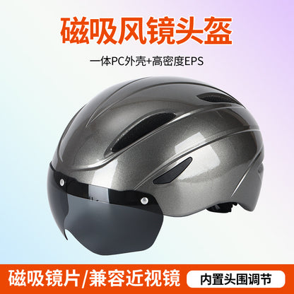 Fahrradhelm mit integriertem Visier Brehn