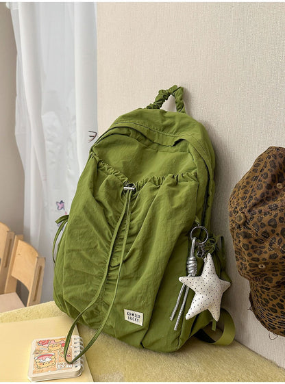 Lässiger Kordelzug-Rucksack