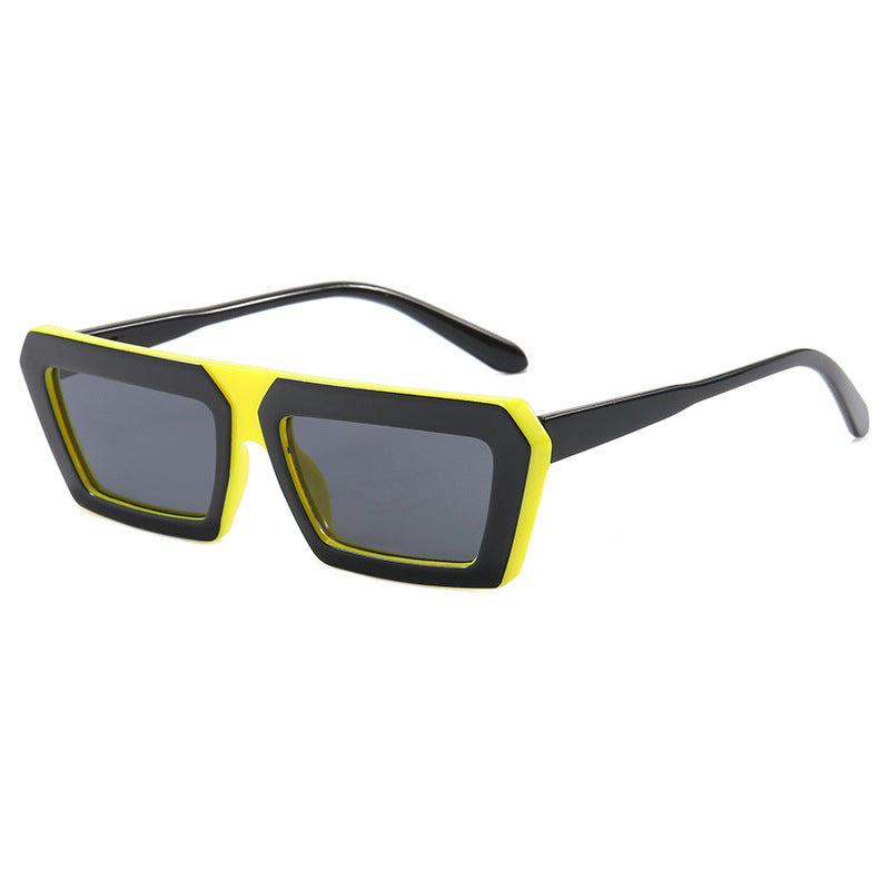 Damen geometrische Sonnenbrille im trendigen Design Brehn