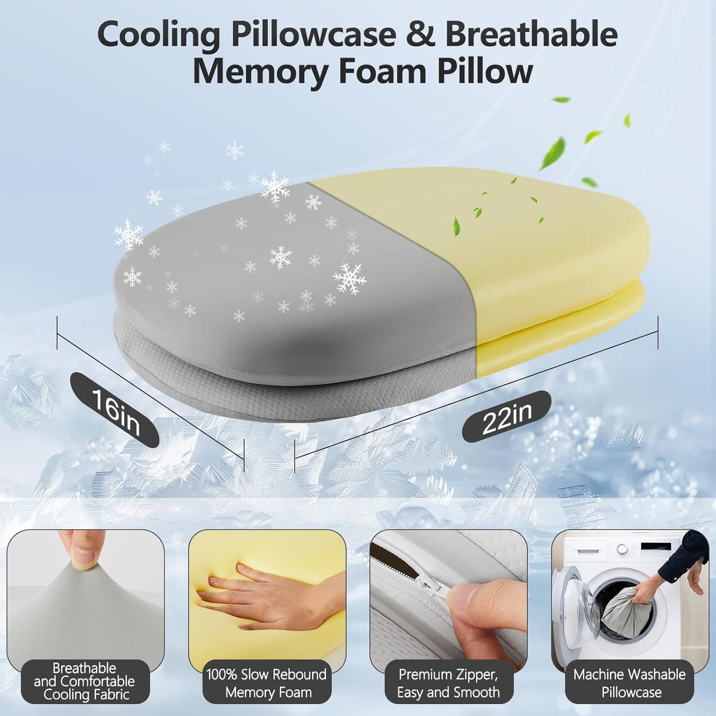 Ergonomisches und Anpassungsfähiges Nackenkissen Brehn
