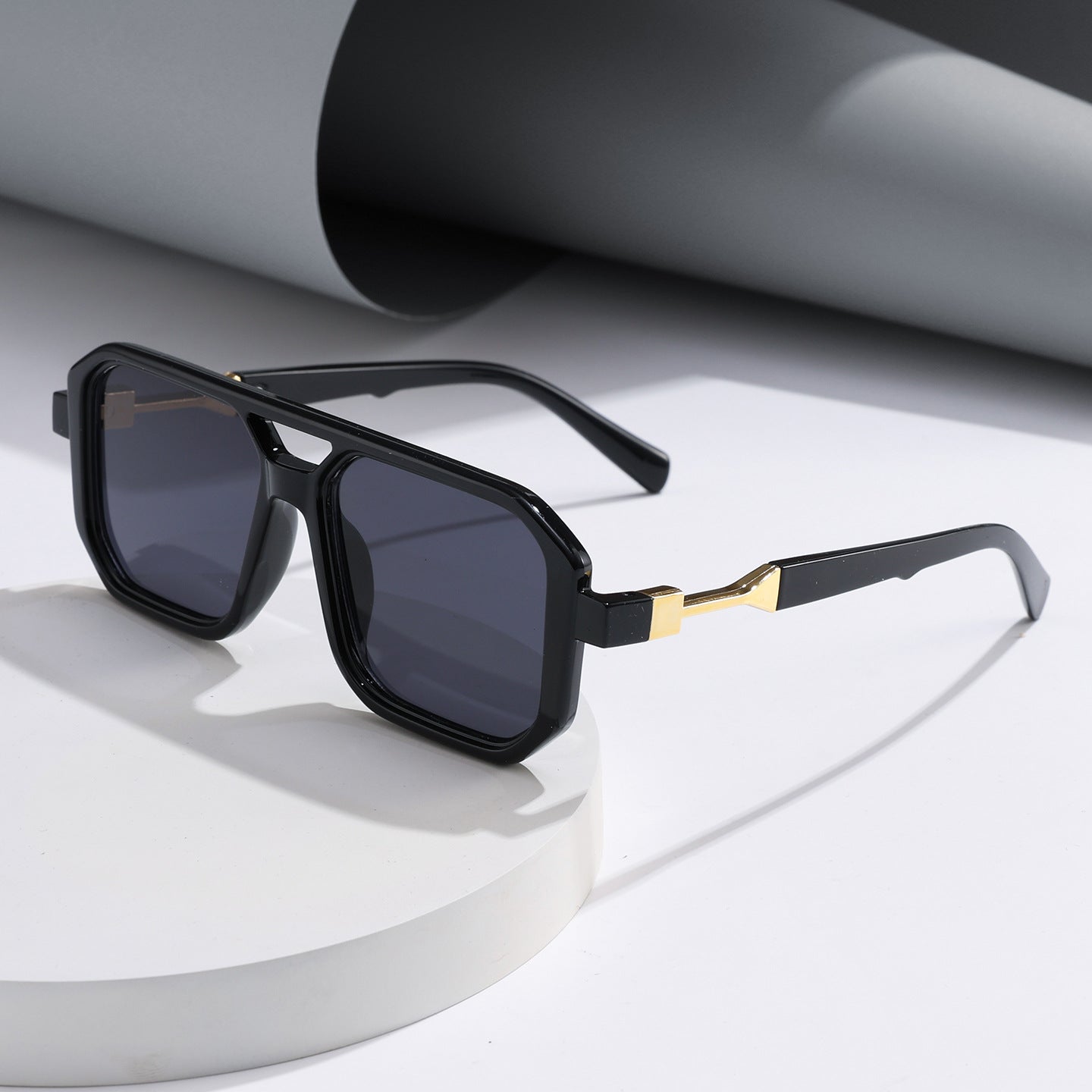 Fette Übergroße Quadratische Sonnenbrille Brehn