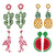 Ananas-Themen Ohrringe Brehn