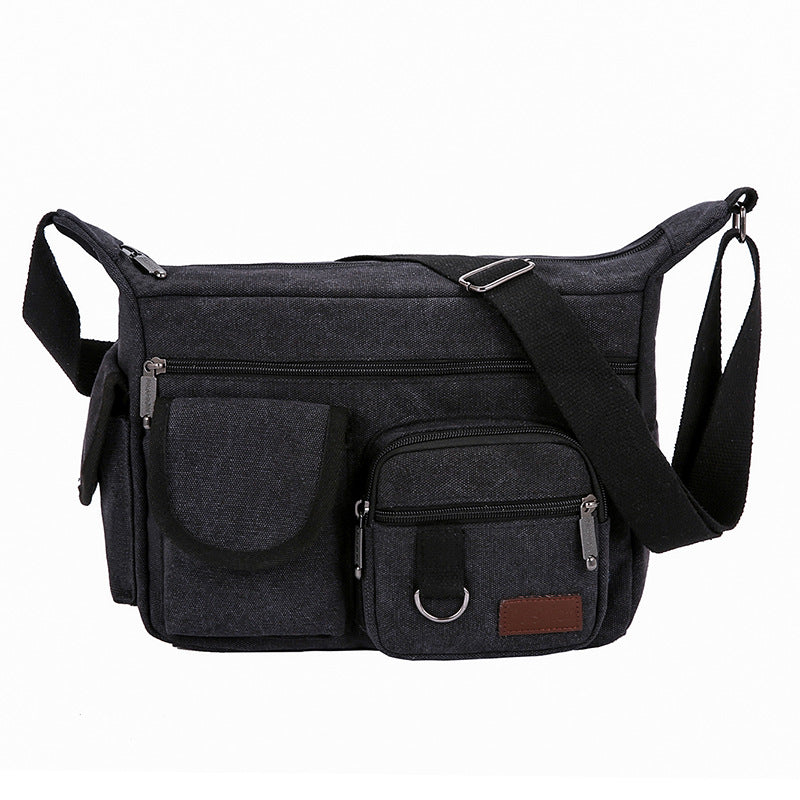 Vielseitige Canvas Messenger Bag