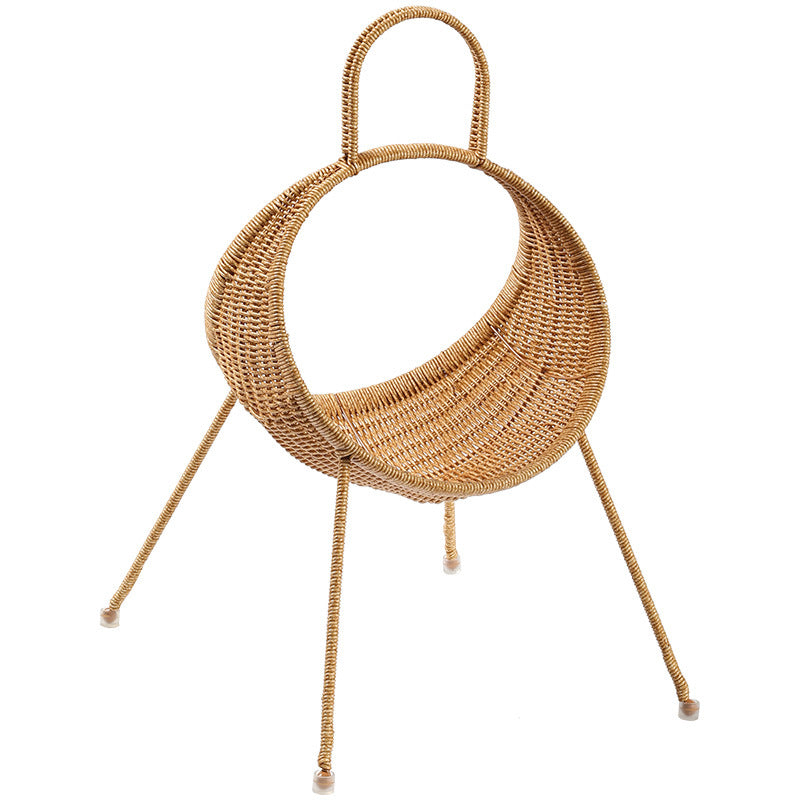 Unisex Designkorb mit geschwungener Form und ergonomischem Tragegriff Brehn
