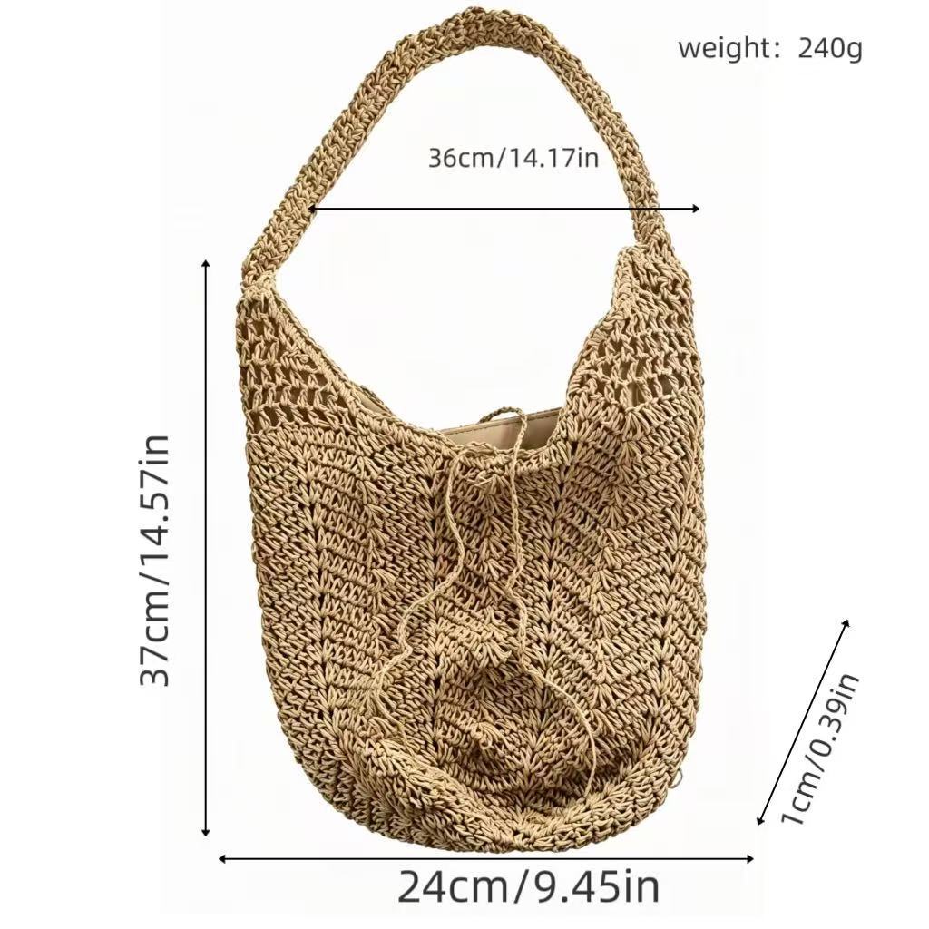 Handgefertigte Makramee Shopper-Tasche Brehn