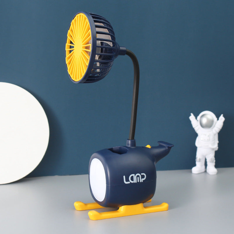 Damen multifunktionale USB-Tischlampe mit Ventilator Brehn