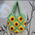 Handgefertigte Makramee-Tasche Im Blumenmuster Brehn