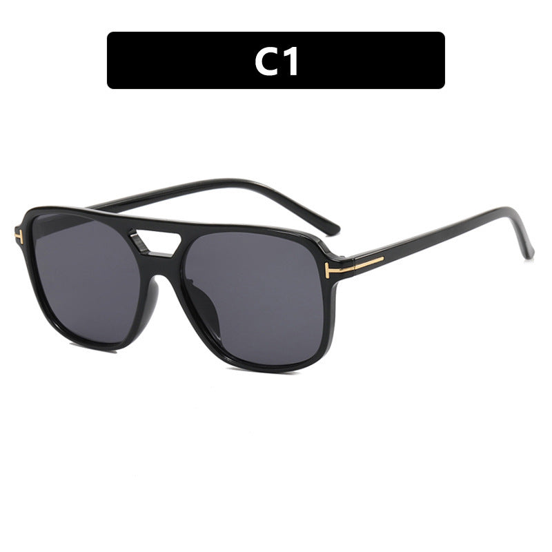 Damen stilvolle Sonnenbrille im modernen Rechteckdesign Brehn