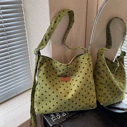 Lässige Polka Dots Hobo Tasche