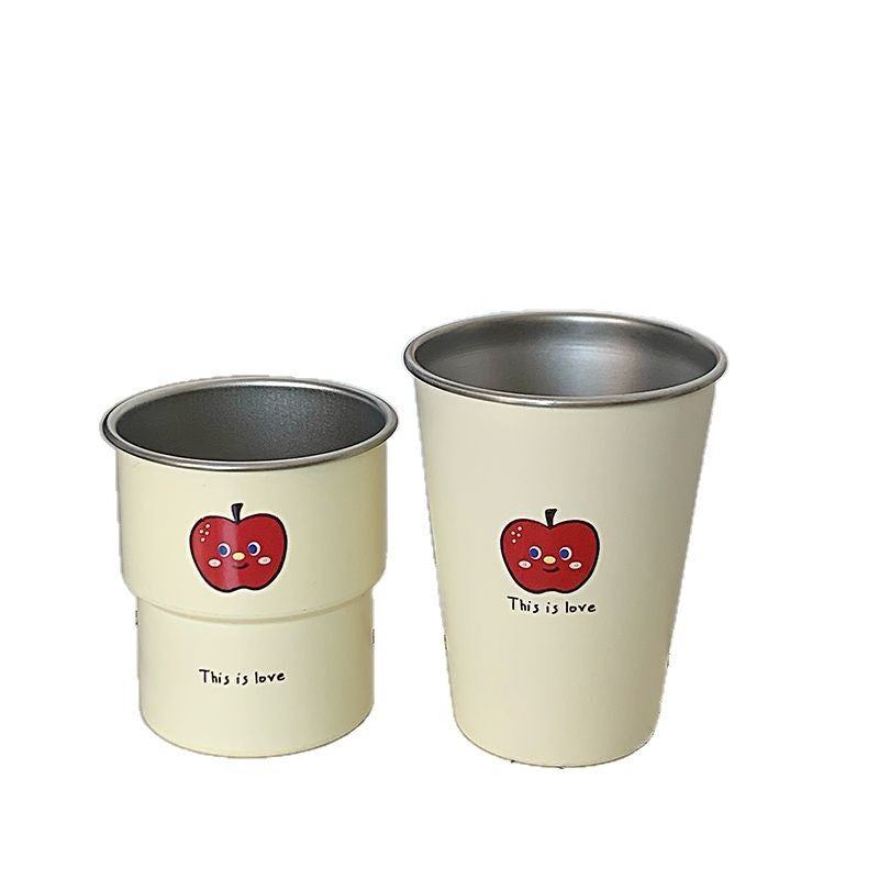Multifunktionale Keramiktasse mit Fröhlichem Apfelmotiv Brehn