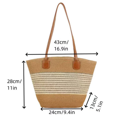 Strandtasche mit Elegantem Geflochtenem Design Brehn