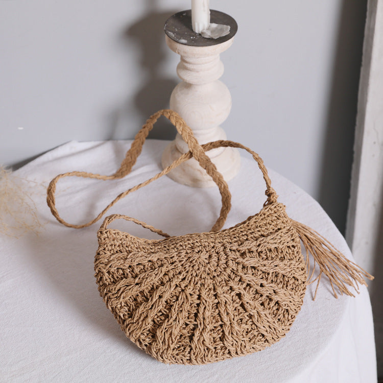 Boho-Inspirierte Handtasche Aus Naturmaterial Brehn