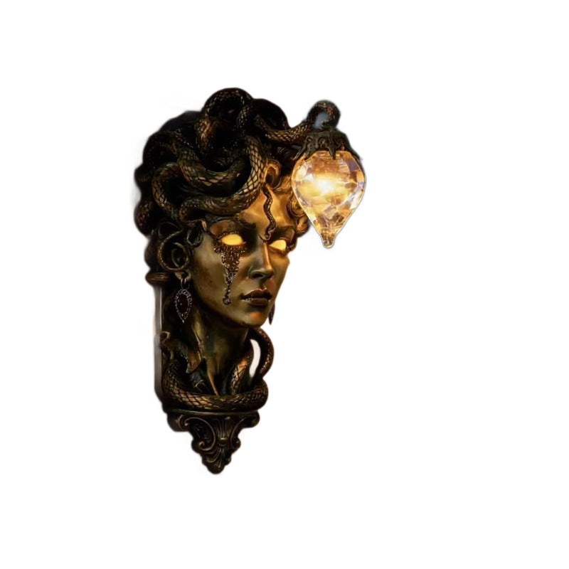 Wandlampe im Medusa-Design Brehn