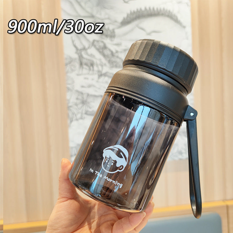 Damen kreative Trinkflasche mit praktischem Auslaufschutz Brehn