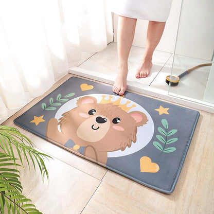 Verspieltes Tierdesign Badmatte