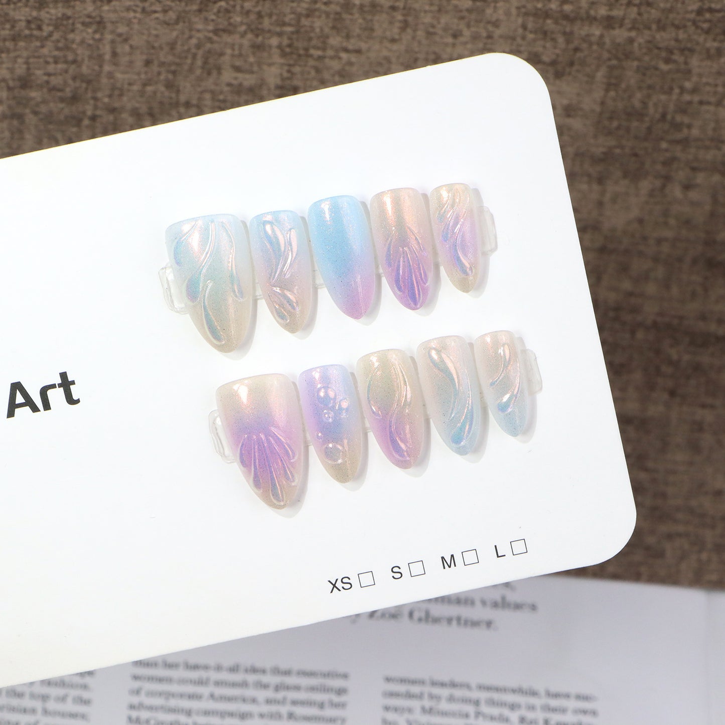 Holographisches Nagelkunst-Design-Set Brehn