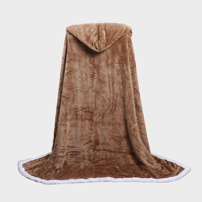 Damen Plüsch Decke mit doppeltem Fleece Brehn