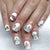 Festliches Winter-Themen Press-On Nagelkunstset Brehn