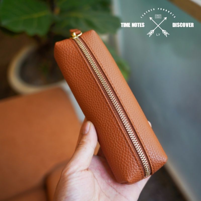 Elegante Leder Stifteetui