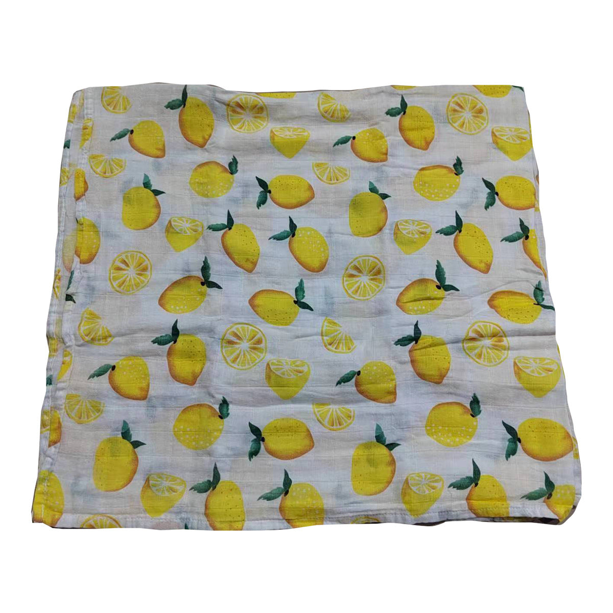 Baumwoll-Musselin Babydecke mit Herzmuster Brehn