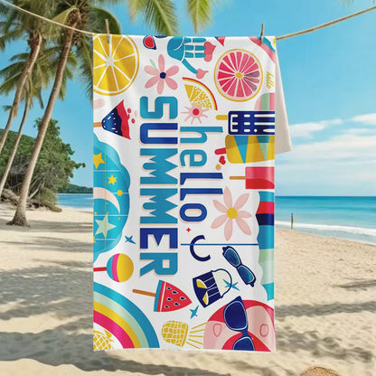 Damen Strandtuch mit kreativem Golfthema Brehn