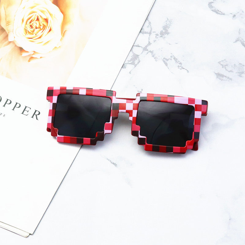 Fette geometrische Shield-Sonnenbrille Brehn