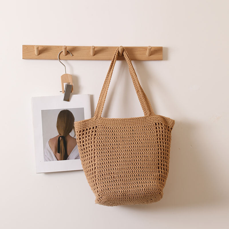 Damen Handgeknüpfte Einkaufs- und Strandtasche Brehn