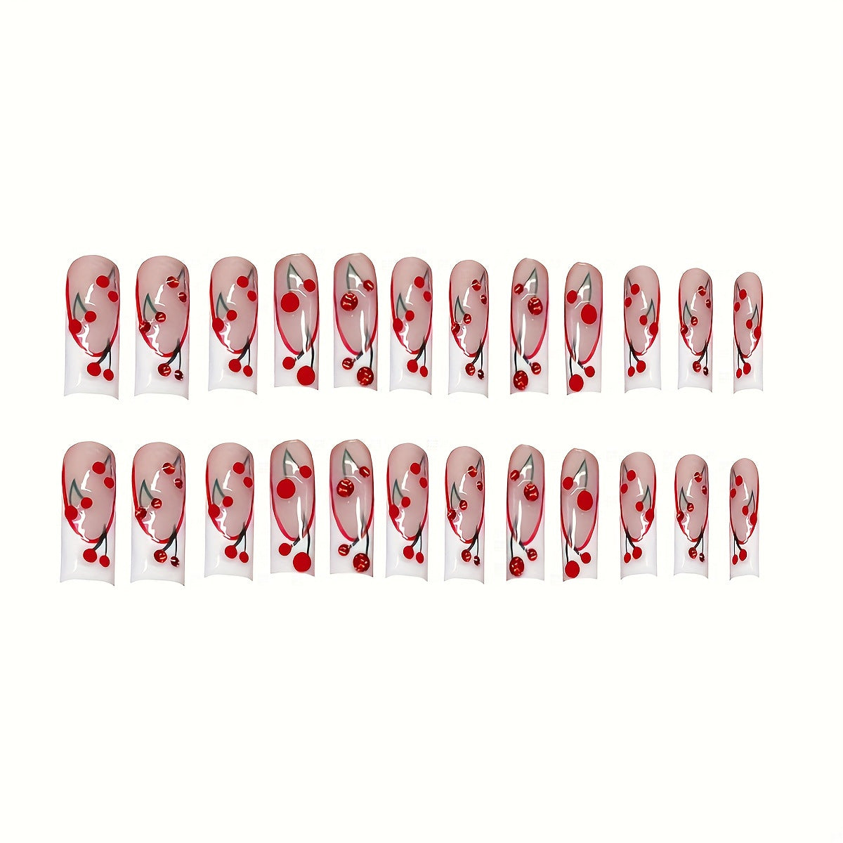 Kreative Kirschblüten Nagelkunst Verlängerungen Brehn