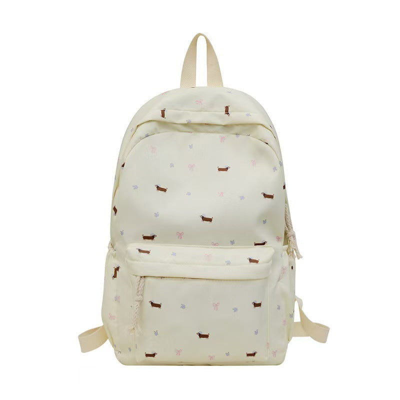 Rucksack mit Verspieltem Hundemuster Brehn