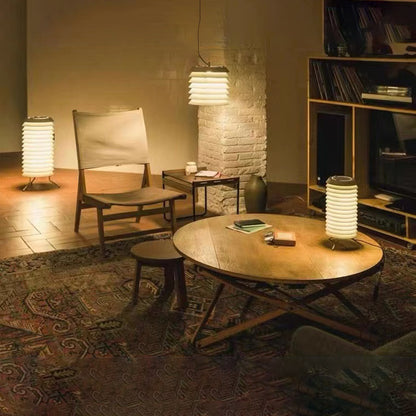 Moderne gewellte Tischlampe