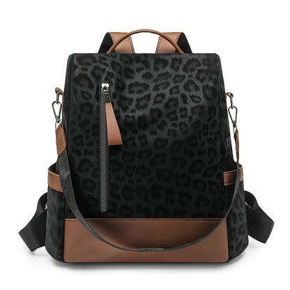 Chic Leopard-Print Rucksack Brehn