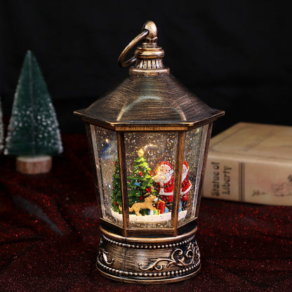 Dekorative Laterne mit Weihnachtsmotiven Brehn