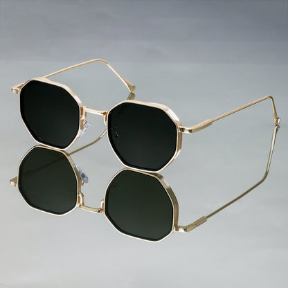 Damen Sonnenbrille im eleganten, geometrischen Stil mit strapazierfähigem Rahmen Brehn