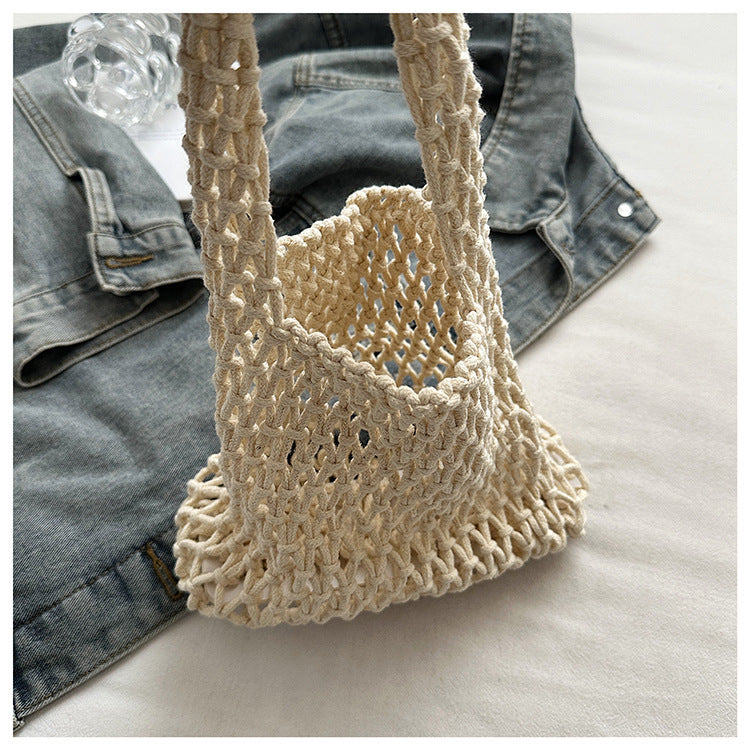 Handgefertigte Makramee Tote-Bag Brehn