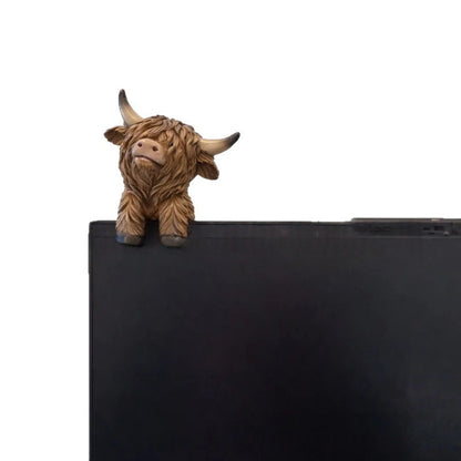 Highland Cow Dashboard Figurine Brehn