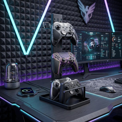 Multicontroller- und Headset-Organizer-Dock