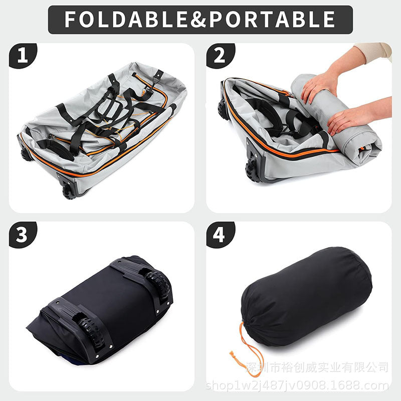 Rolling Travel Duffle Bag mit adaptiven Rädern Brehn