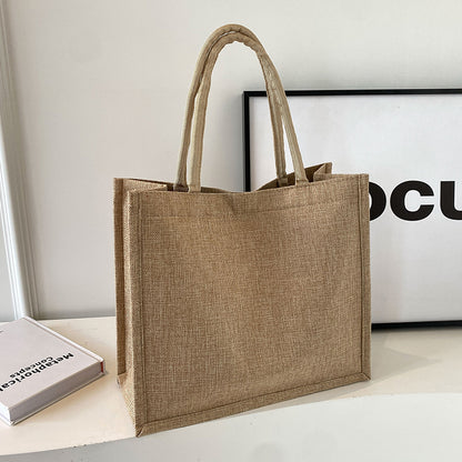 Umweltfreundliche Jute Tragetasche