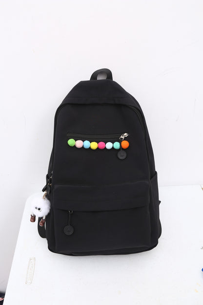Praktischer Rucksack mit Farbenfrohen Applikationen Brehn