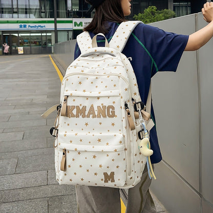 Trendiger Sternmuster-Rucksack Brehn