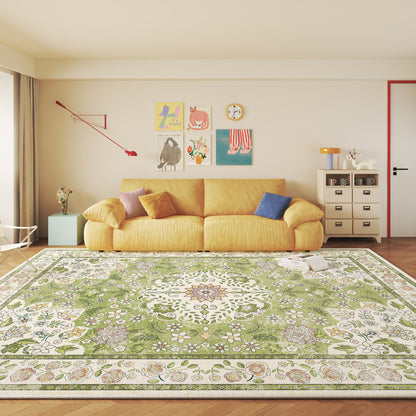 Vintage-inspirierter geometrischer Teppich Brehn