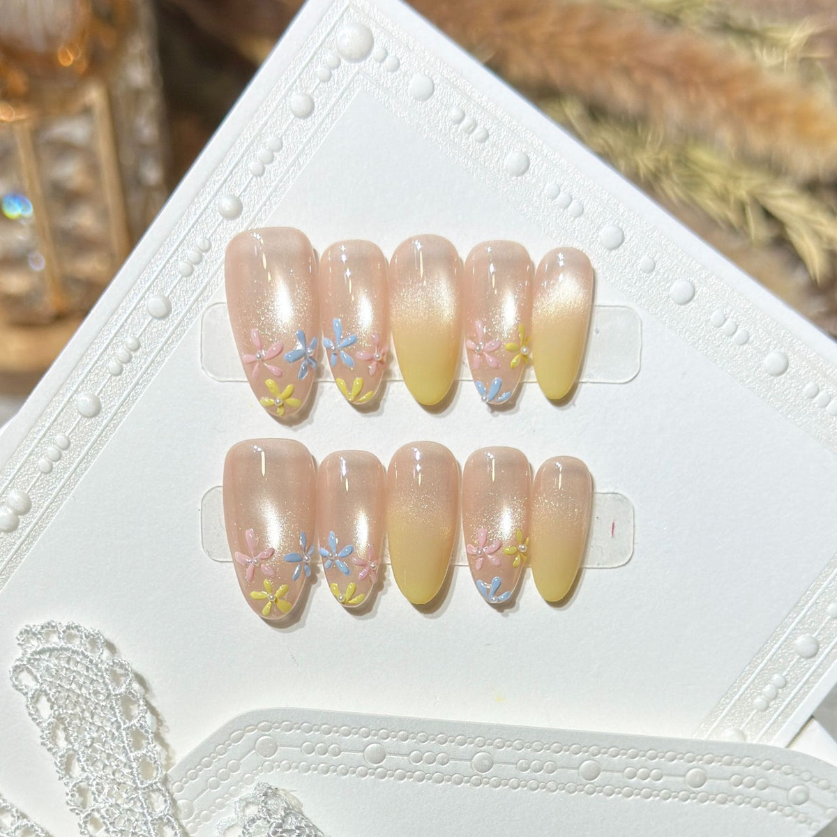 Themen Press-On Nagelkunstset mit Hello Kitty Designs Brehn