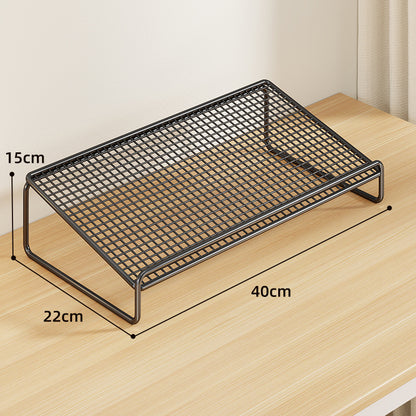 Mesh Stapelbarer Schreibtisch Organizer Regal Erhöher
