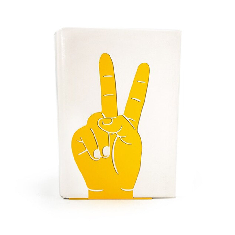 Peace Sign Dekorative Buchstützen