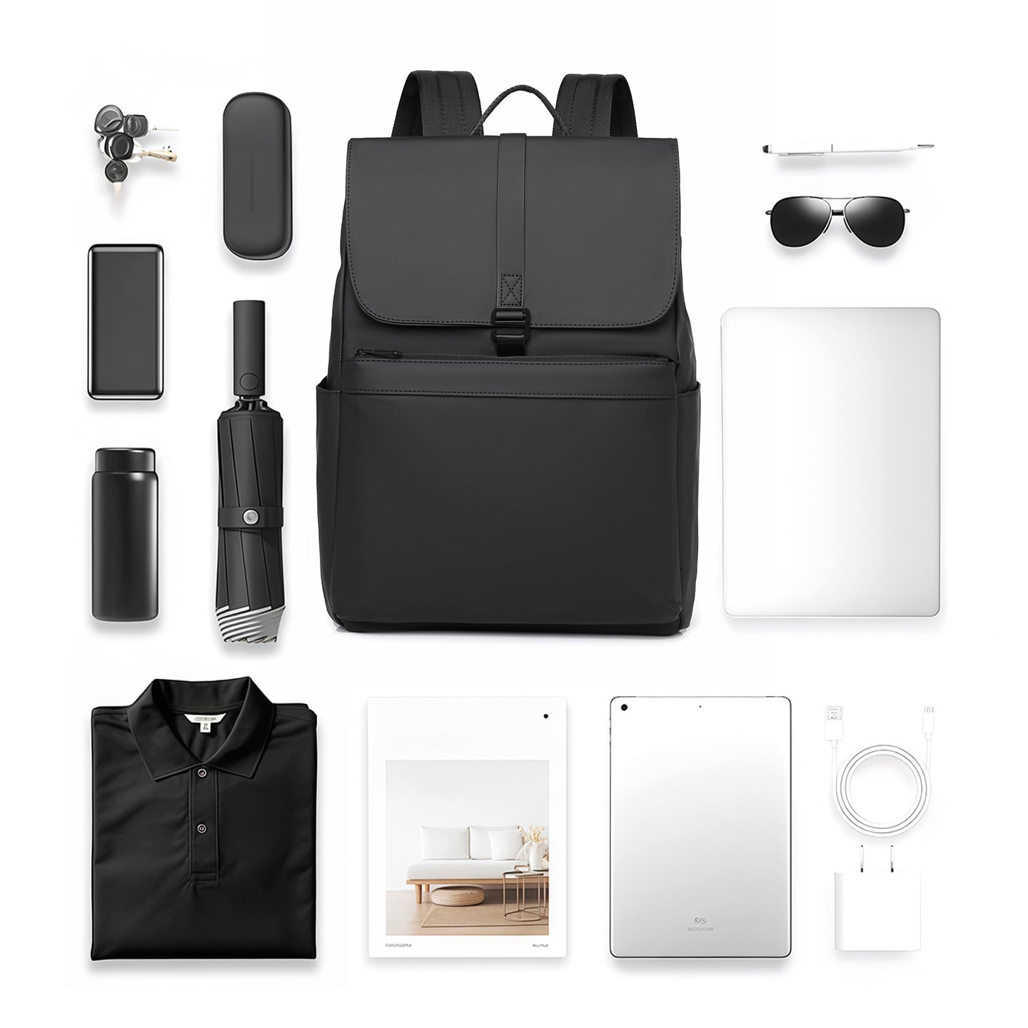Moderner minimalistischer Rucksack Brehn