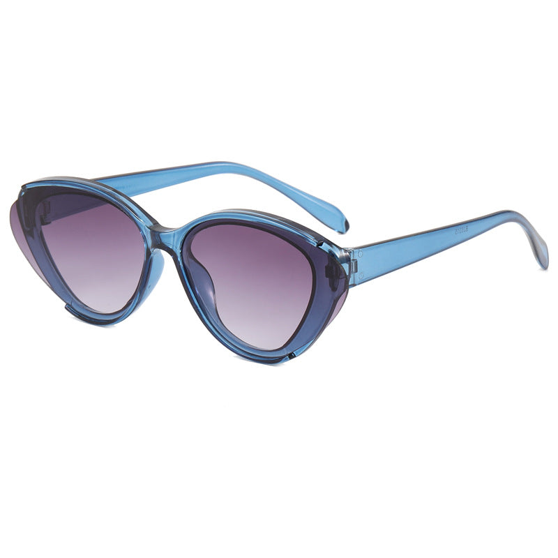 Damen Oversized Sonnenbrille mit Farbverlauf Brehn