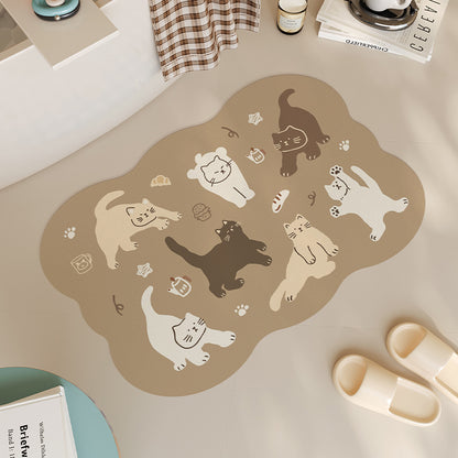 Süßes Katzen-Themen-Badewanne